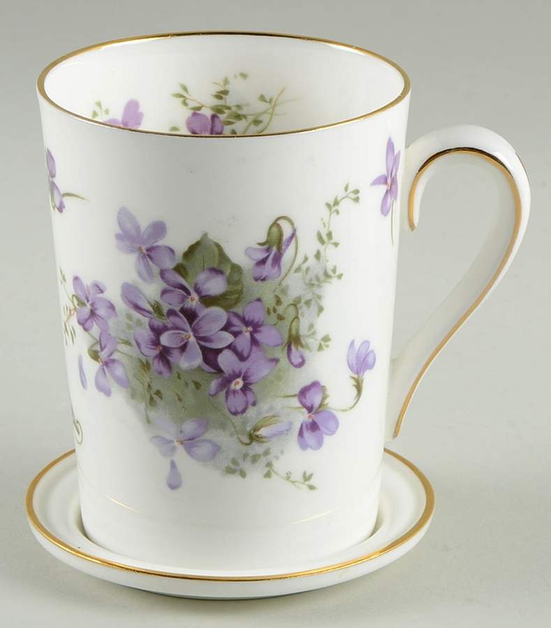 Victorian Violets Mug & Coaster Set by Hammersley-1
