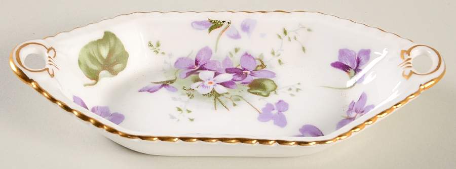 Victorian Violets Silver Tray by Hammersley-1