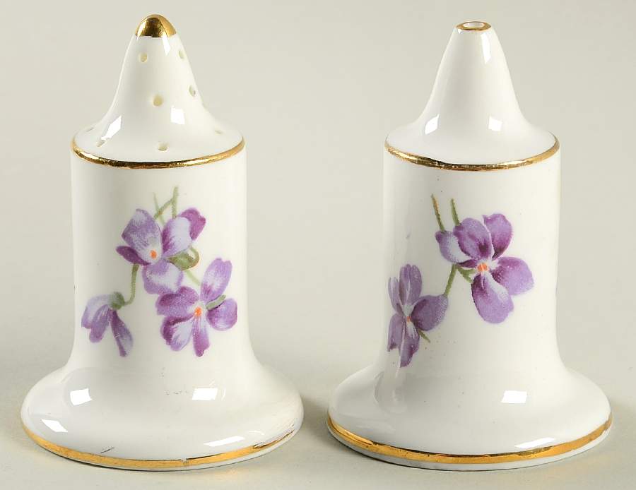 Victorian Violets Salt & Pepper Set by Hammersley-1