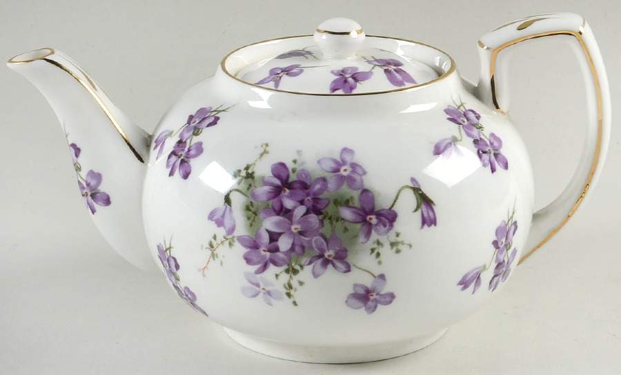 Victorian Violets Small Teapot & Lid by Hammersley-1