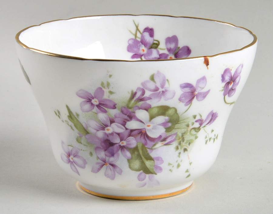 Victorian Violets Open Sugar Bowl by Hammersley-1