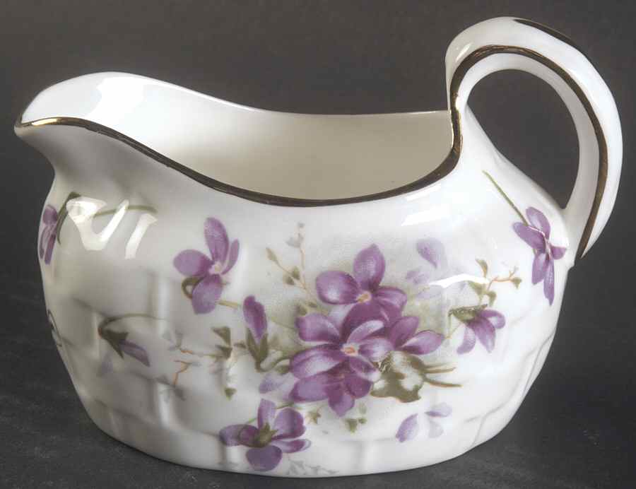 Victorian Violets Strawberry Basket Creamer Only by Hammersley-1