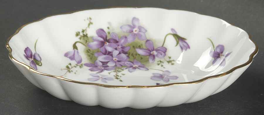 Victorian Violets 5" Oval Sweet Meat Dish by Hammersley-1