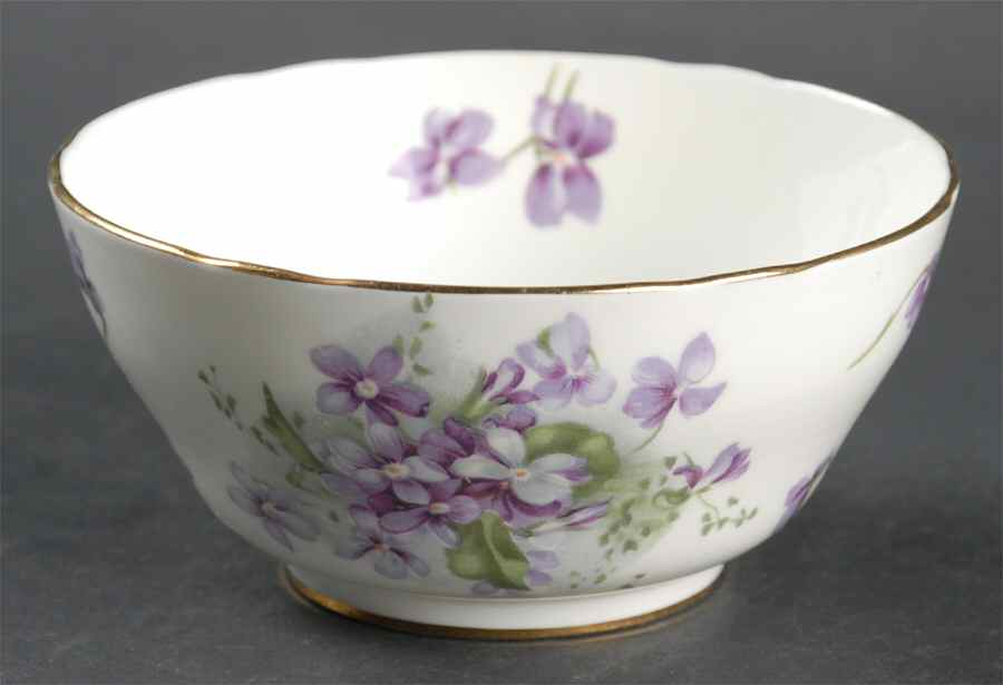 Victorian Violets Open Sugar Bowl by Hammersley-1