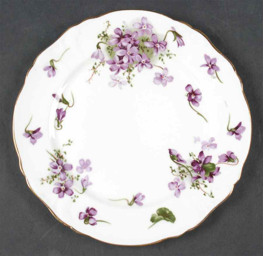 Victorian Violets Dessert/Pie Plate by Hammersley-1