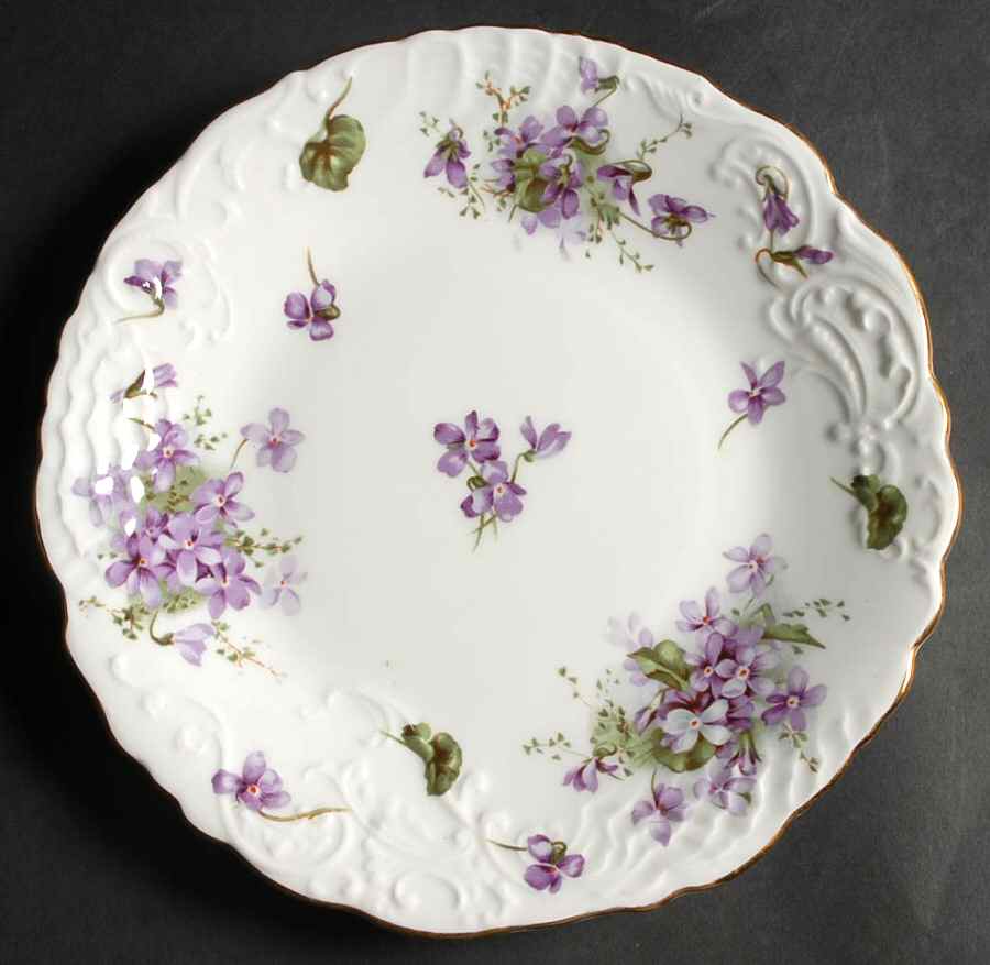 Victorian Violets Cookie Plate by Hammersley-1