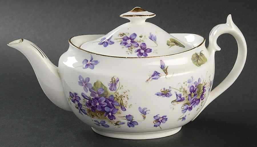 Victorian Violets Mini Teapot & Lid by Hammersley-1