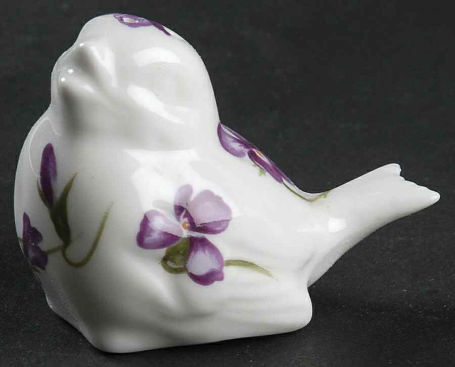 Victorian Violets Figural Salt Shaker by Hammersley-1