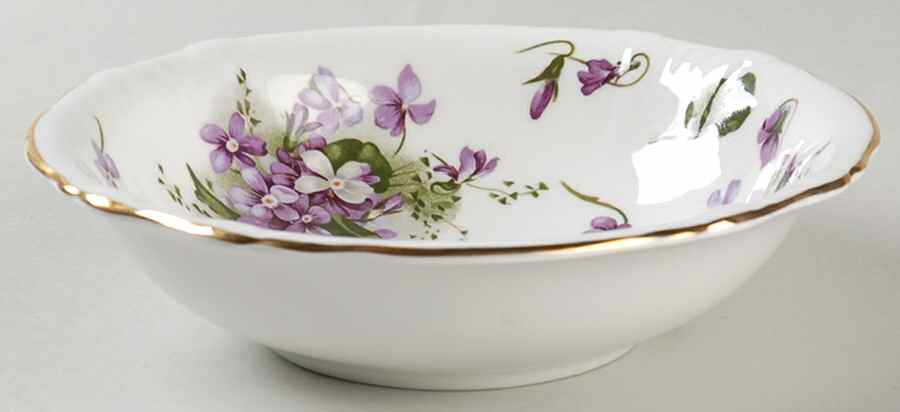 Victorian Violets Coupe Cereal Bowl by Hammersley-1
