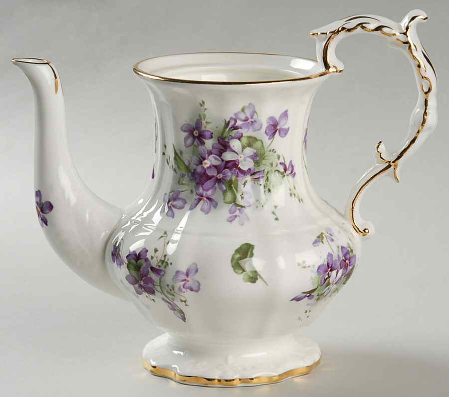 Victorian Violets Small Coffee Pot No Lid by Hammersley-1
