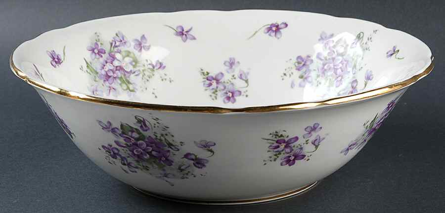 Victorian Violets 10" Round Vegetable Bowl by Hammersley-1