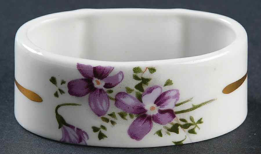 Victorian Violets Napkin Ring by Hammersley-1