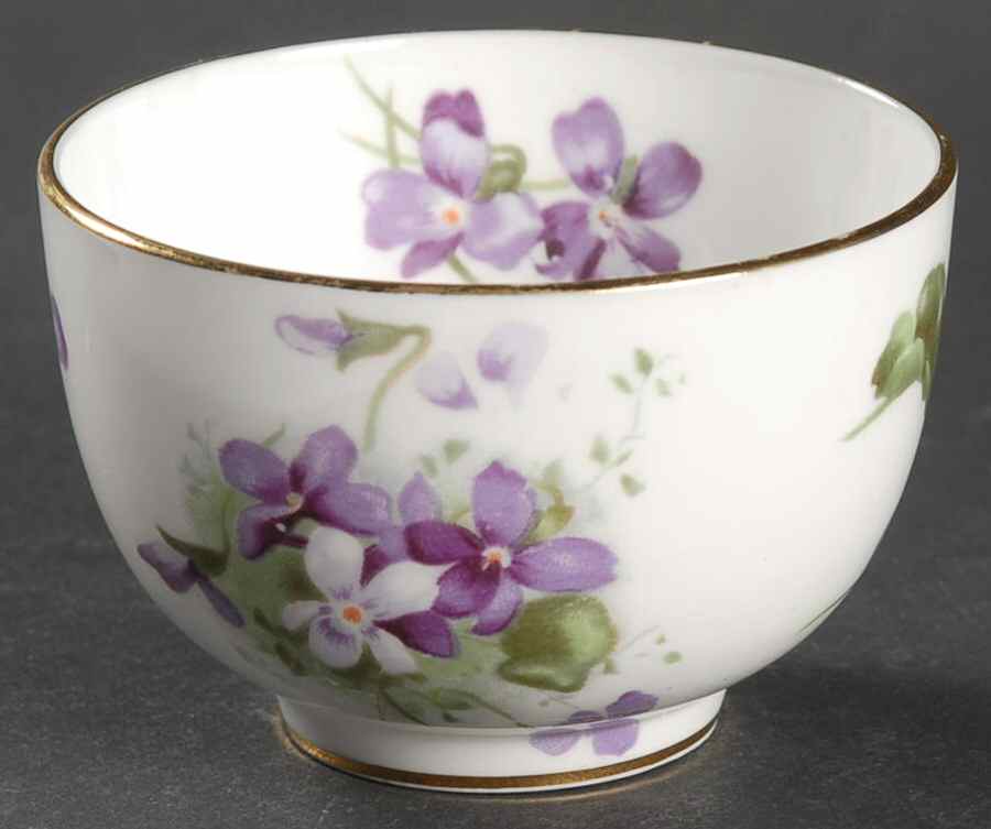 Victorian Violets Individual Open Sugar Bowl by Hammersley-1