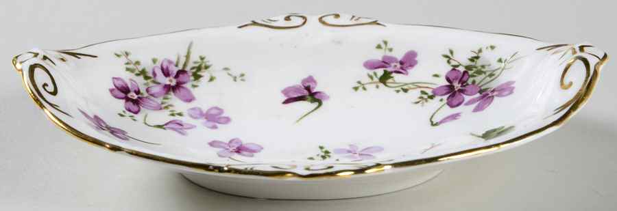 Victorian Violets Soap Dish by Hammersley-1