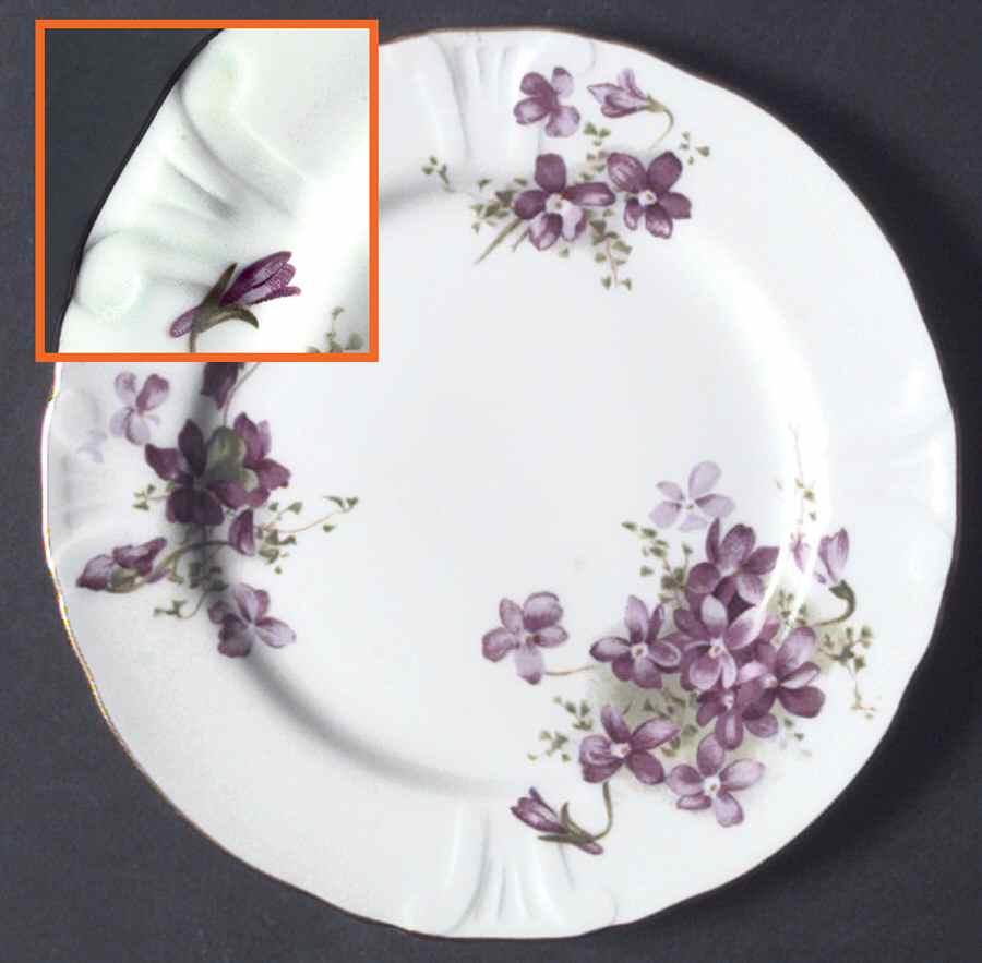 Victorian Violets Bread & Butter Plate by Hammersley-1