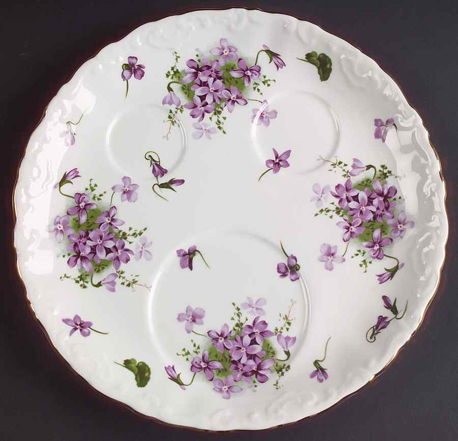 Victorian Violets Tray for 5 Piece Mini Coffee Set by Hammersley-1