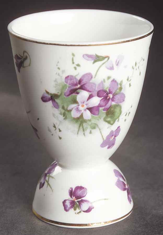 Victorian Violets Double Egg Cup by Hammersley-1