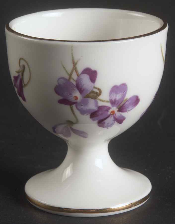 Victorian Violets Single Egg Cup by Hammersley-1
