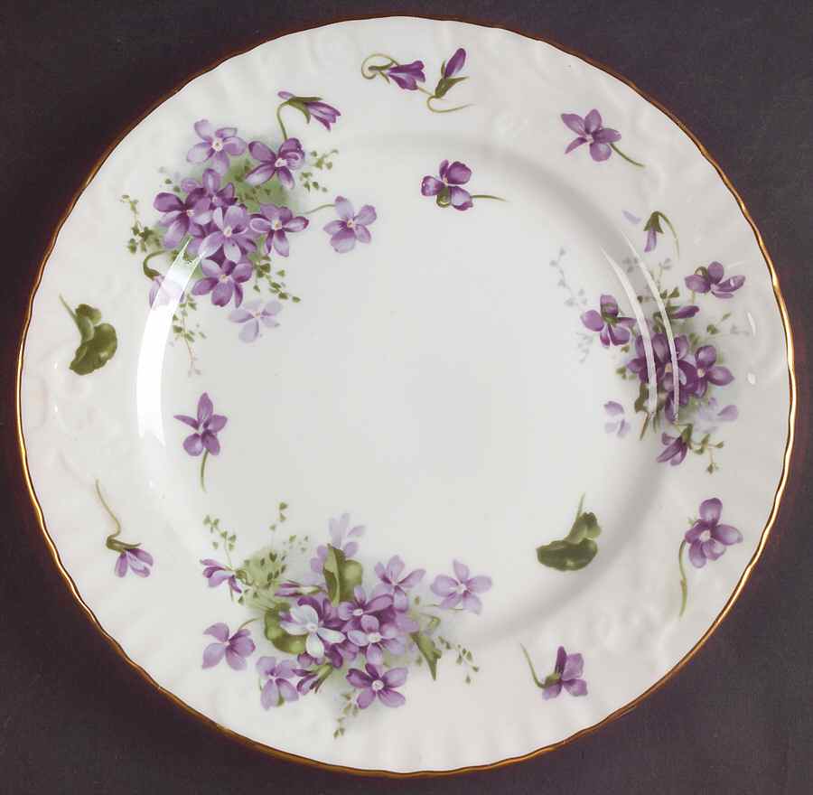 Victorian Violets Salad Plate by Hammersley-1