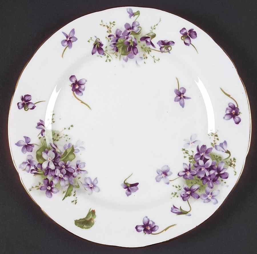 Victorian Violets Salad Plate by Hammersley-1