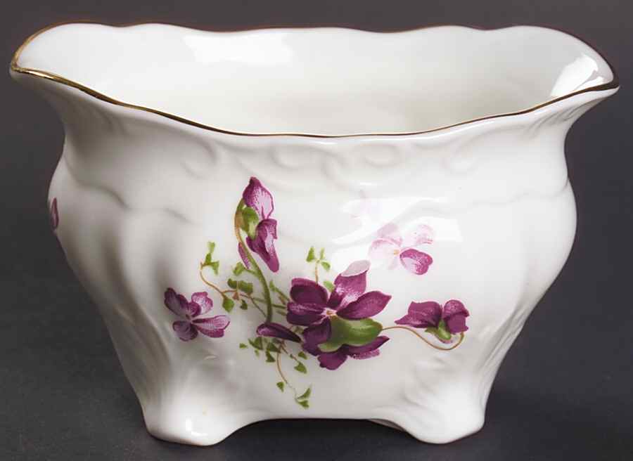 Victorian Violets Open Sugar Bowl by Hammersley-1