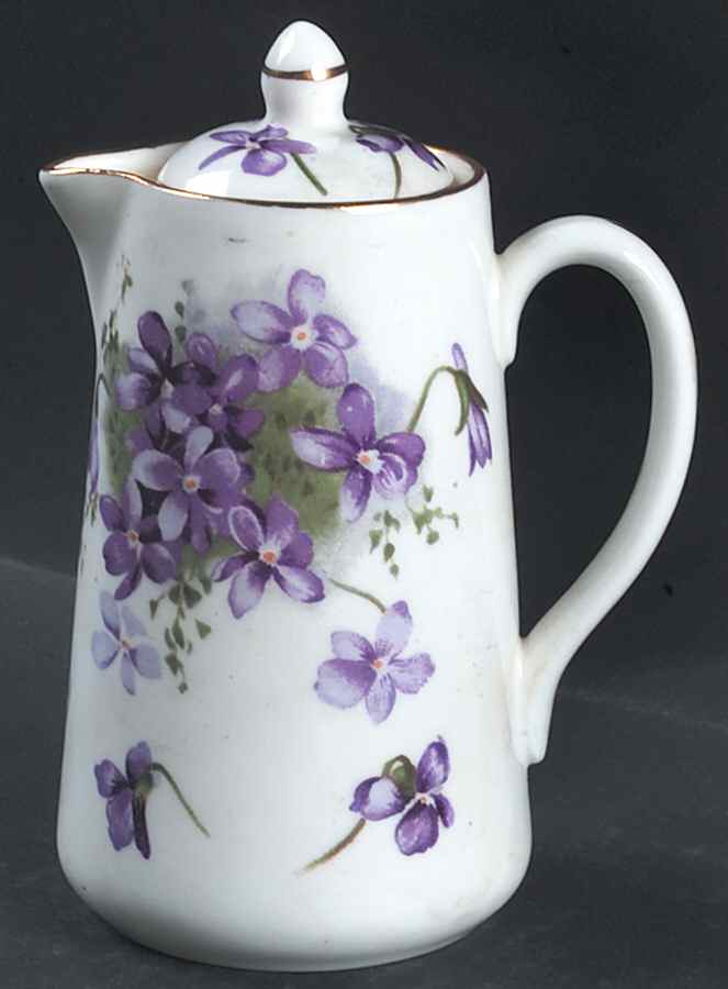 Victorian Violets Individual Syrup & Lid by Hammersley-1