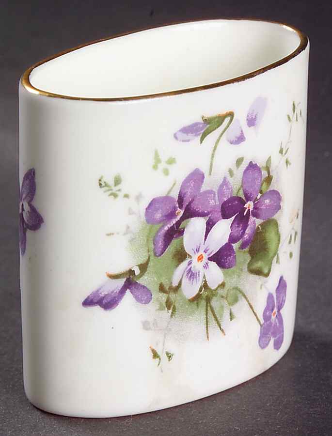 Victorian Violets Toothpick Holder by Hammersley-1