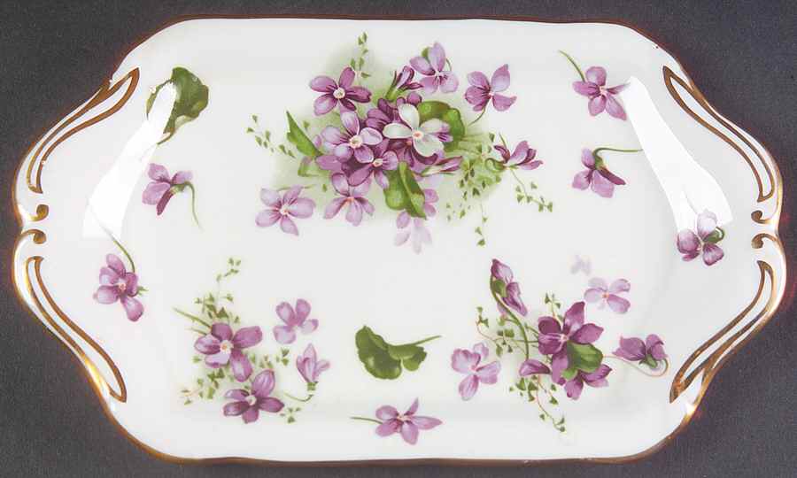 Victorian Violets Regency Tray by Hammersley-1