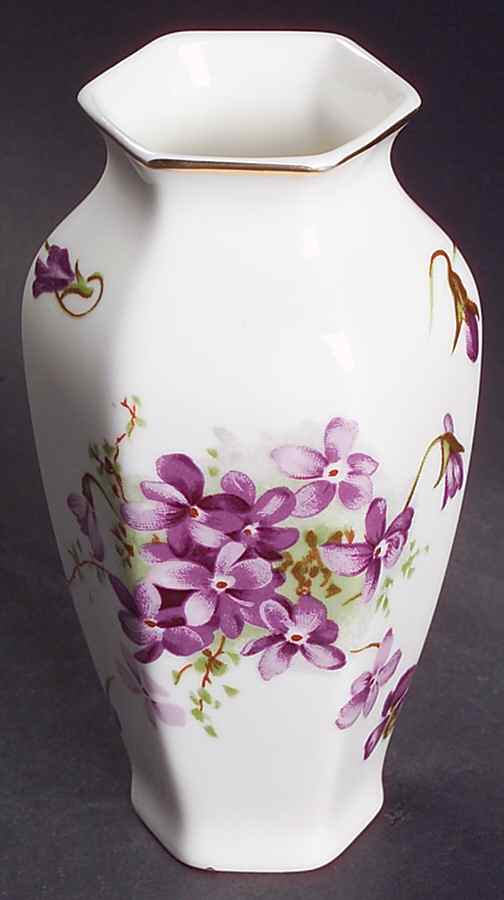 Victorian Violets 4" Vase by Hammersley-1