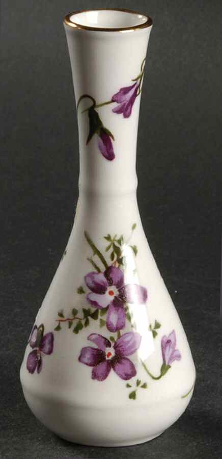 Victorian Violets 4" Bud Vase by Hammersley-1