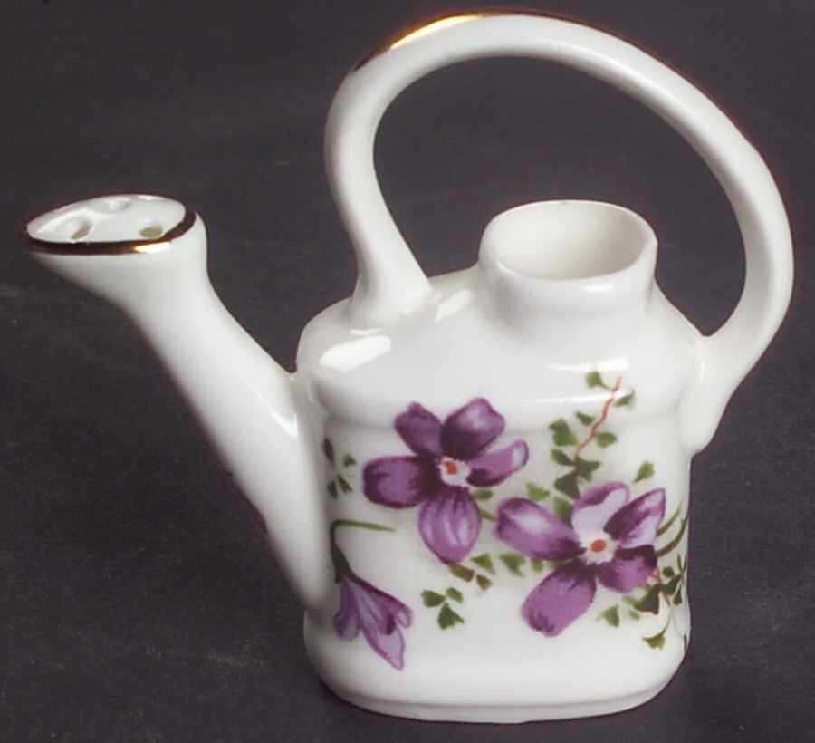 Victorian Violets Miniature Watering Can by Hammersley-1