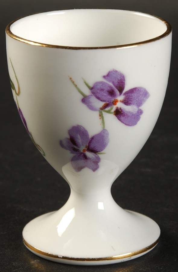 Victorian Violets Single Egg Cup by Hammersley-1
