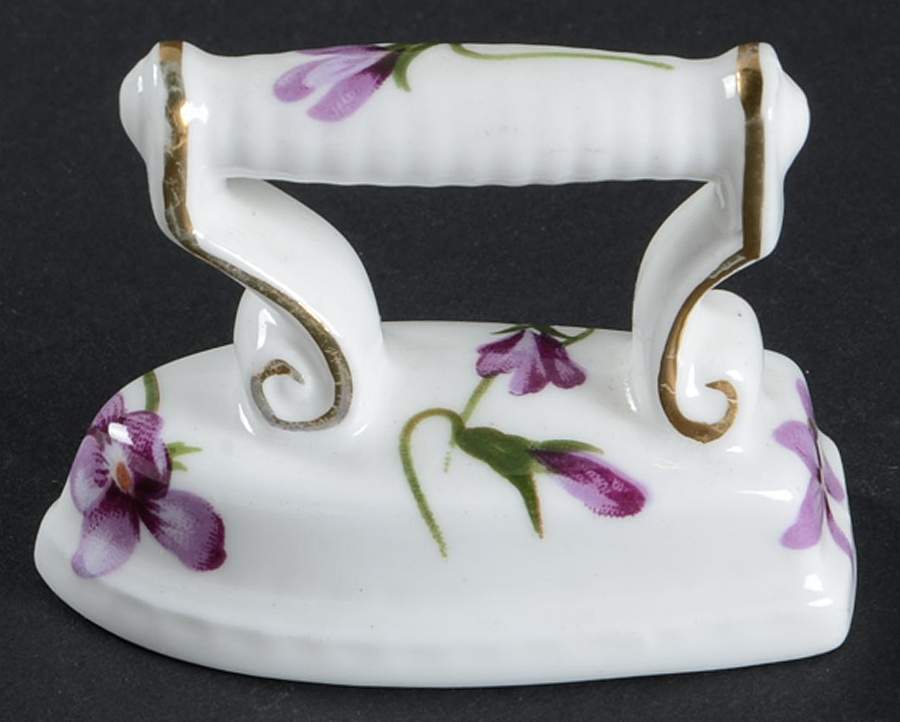 Victorian Violets Miniature Iron by Hammersley-1