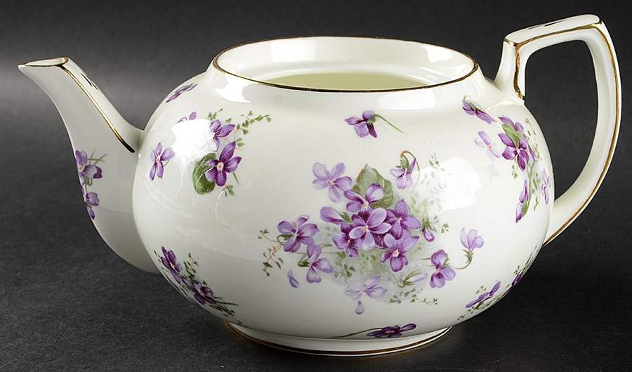 Victorian Violets Teapot No Lid by Hammersley-1