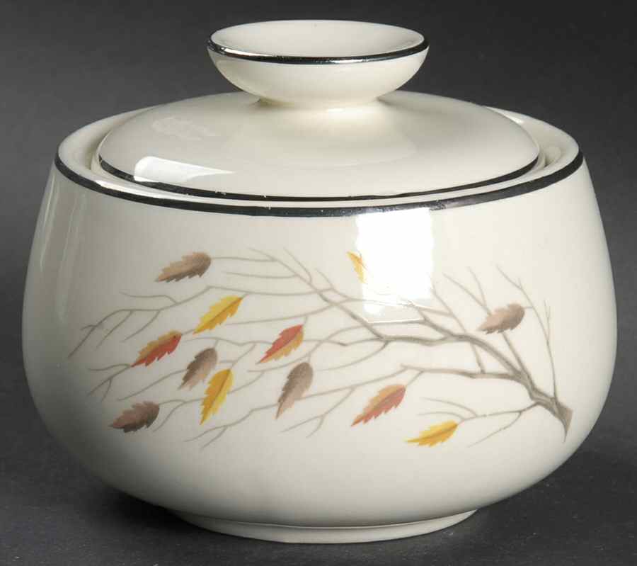 Autumn Sugar Bowl & Lid by Hanover-1