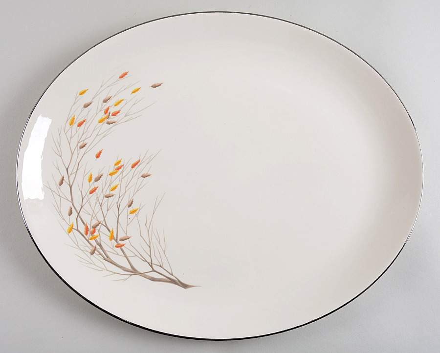Autumn 15" Oval Serving Platter by Hanover-1