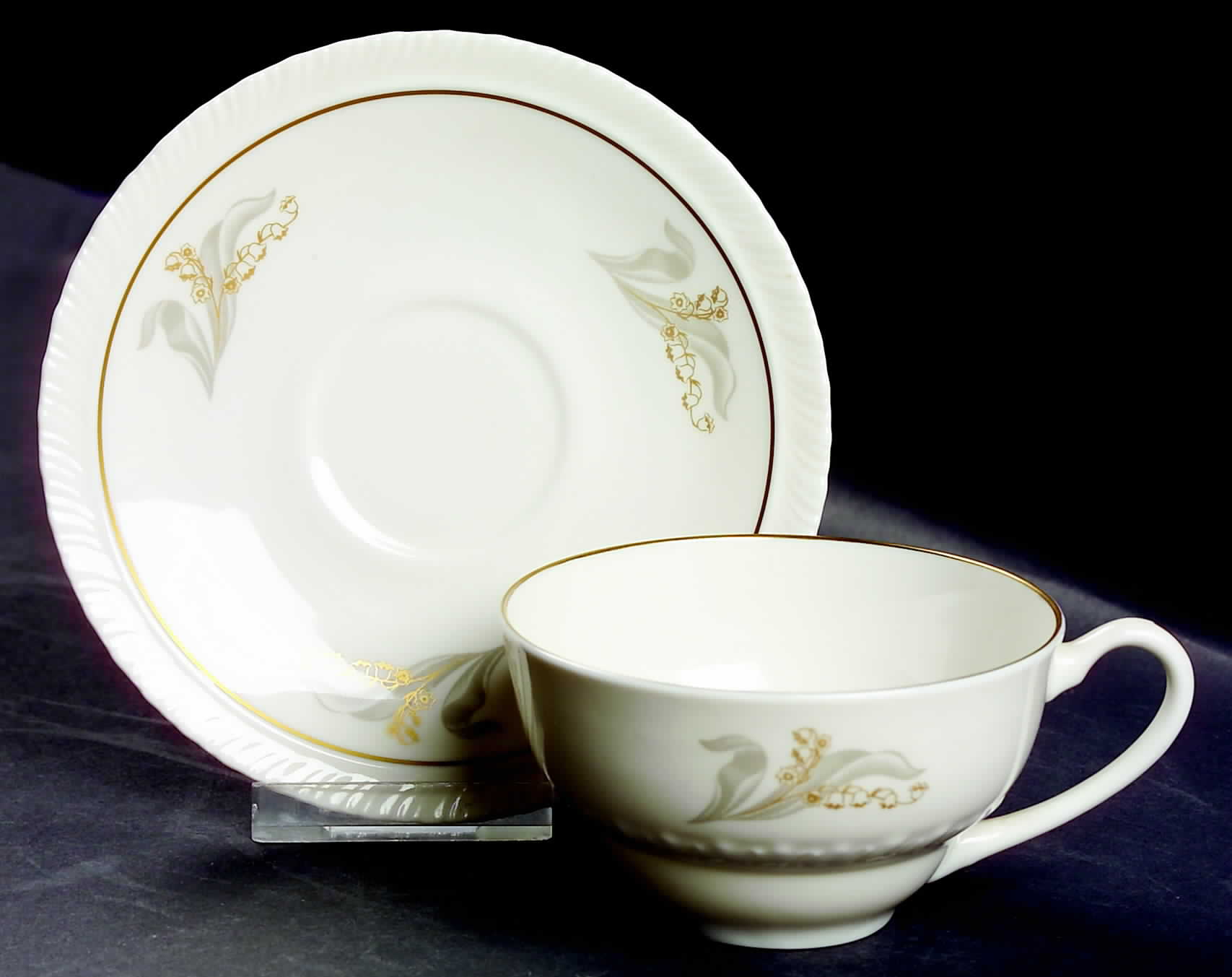 Enchantment Flat Cup & Saucer Set by Hanover-1