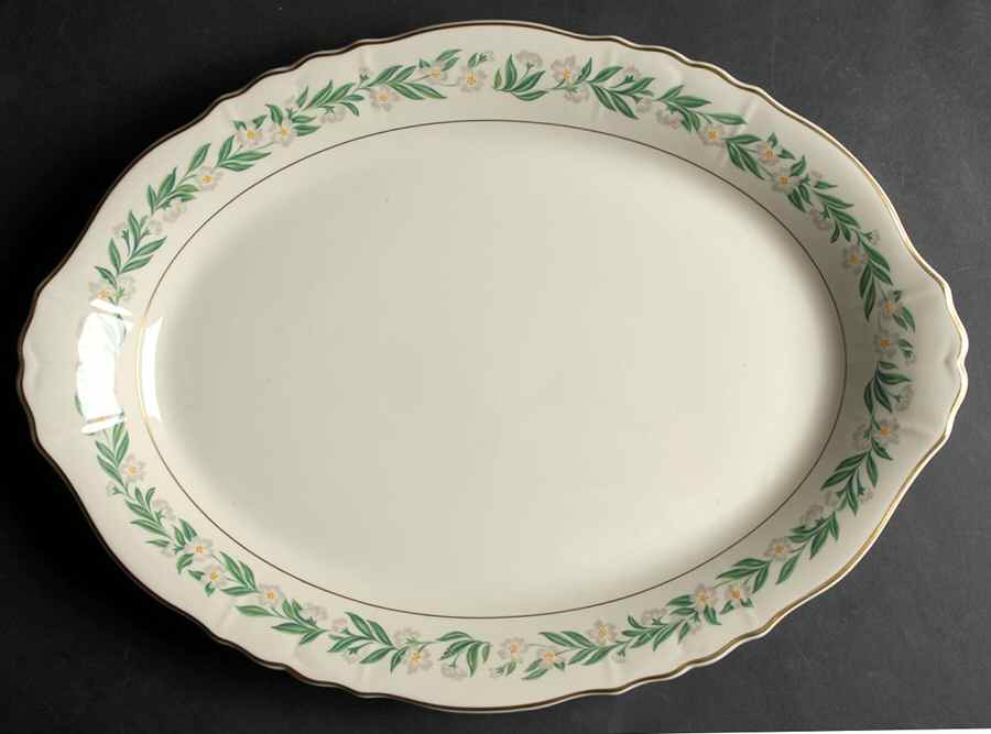 HAN1 16" Oval Serving Platter by Hanover-1