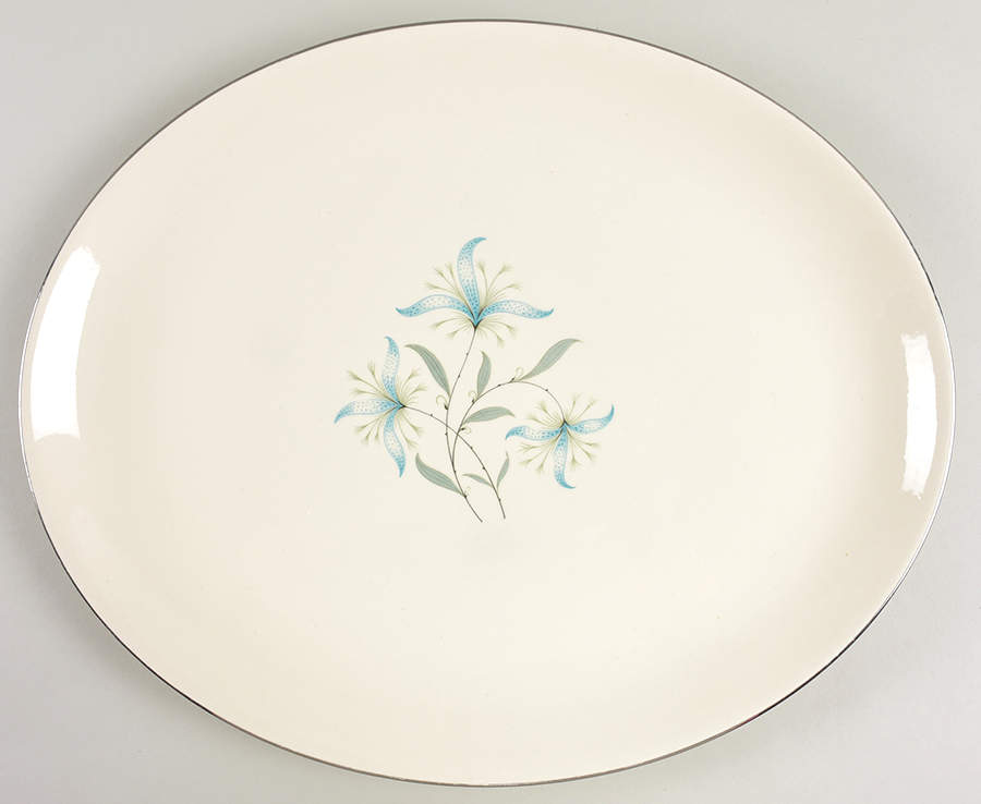 Melody 15" Oval Serving Platter by Hanover-1