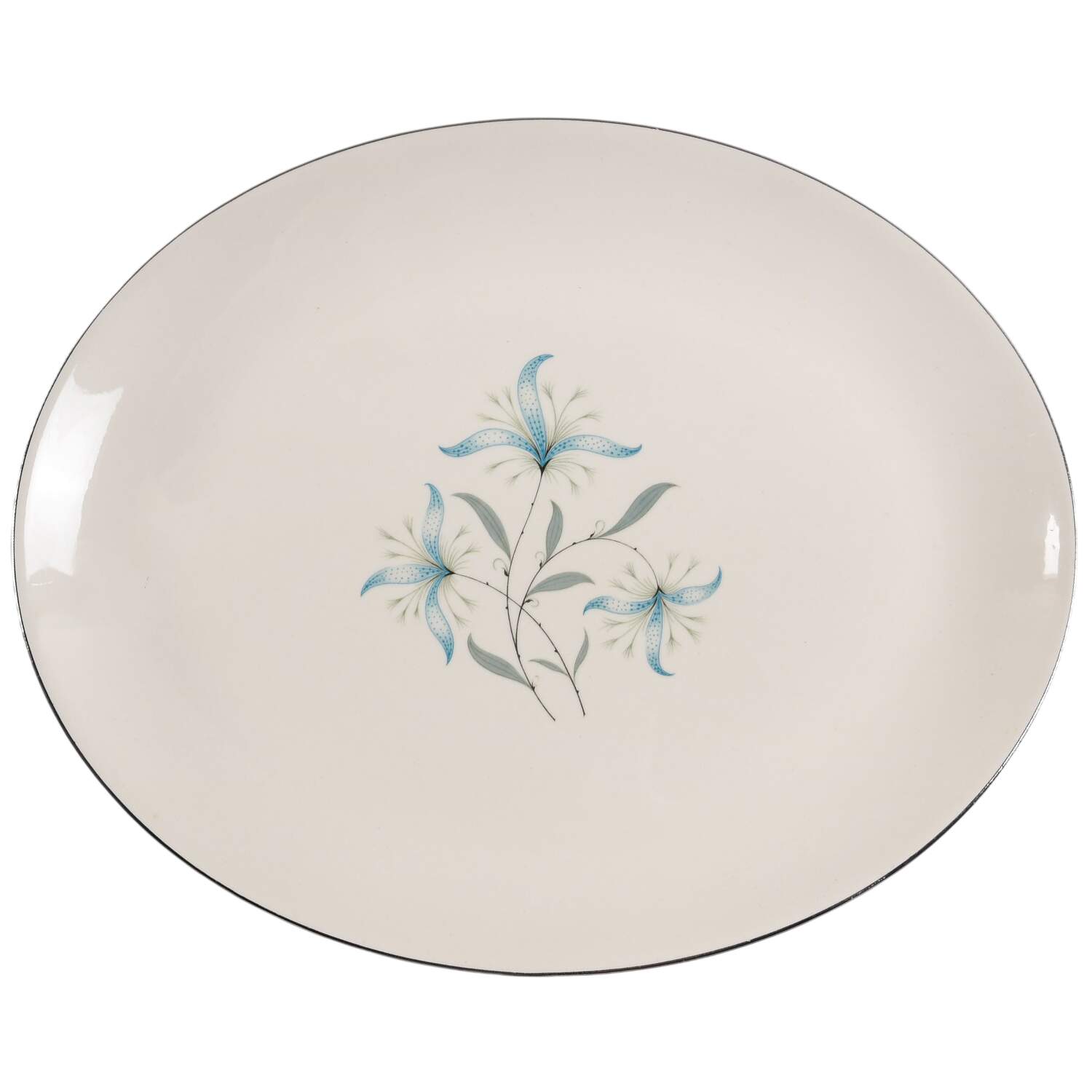 Melody 13" Oval Serving Platter by Hanover-1