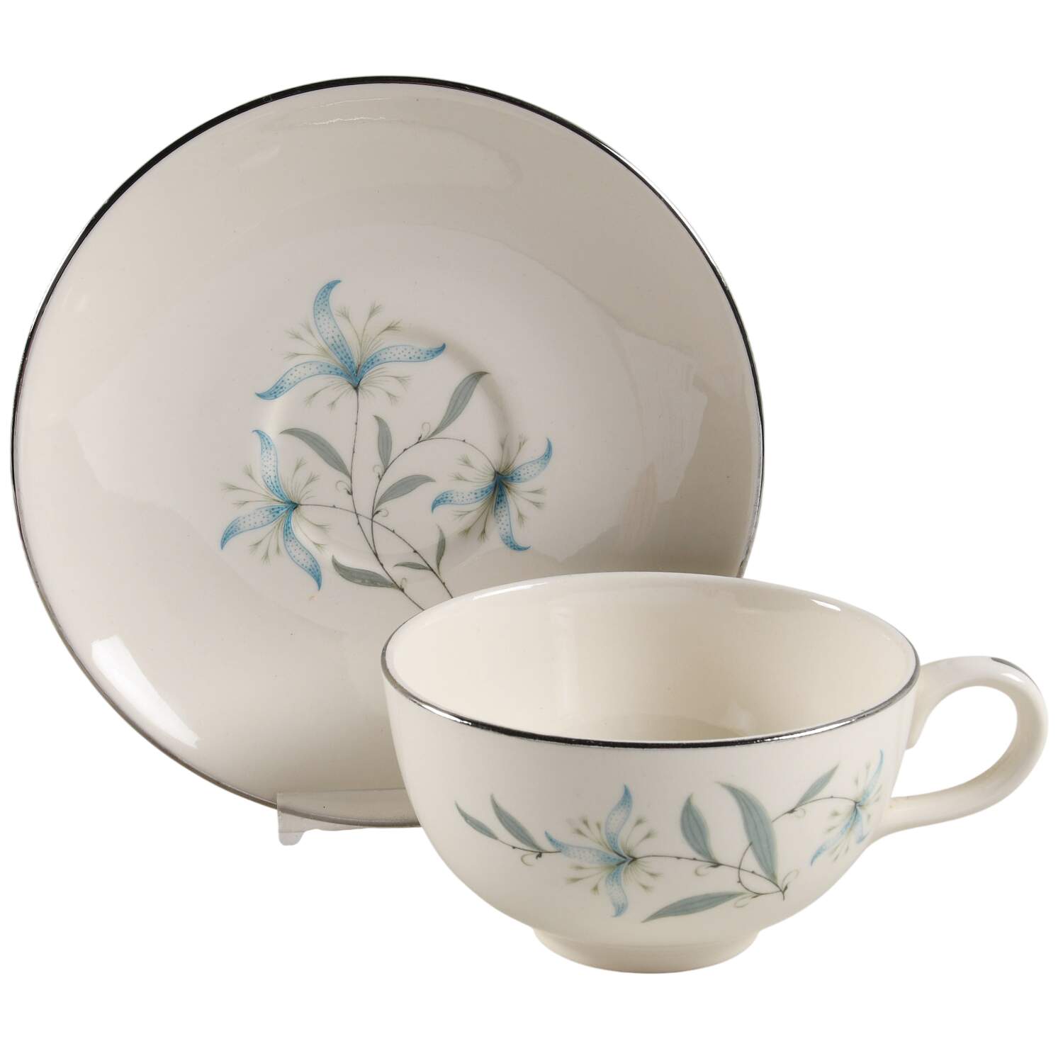 Melody Flat Cup & Saucer Set by Hanover-1
