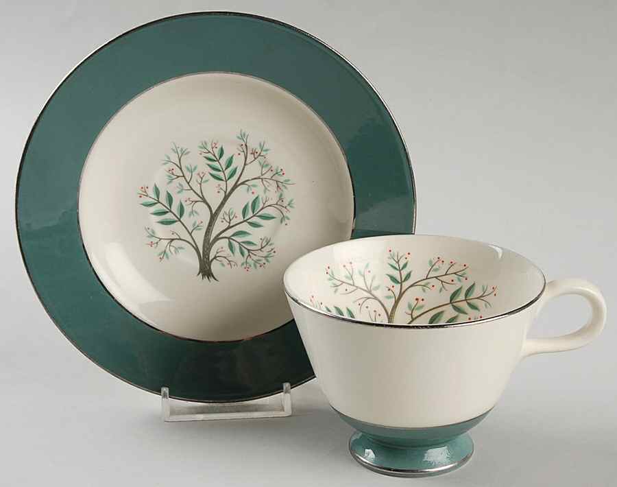 Paradise Footed Cup & Saucer Set by Hanover-1