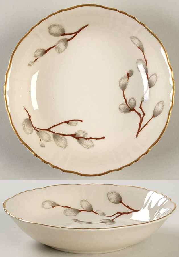 Pussy Willow Fruit/Dessert (Sauce) Bowl by Hanover-1