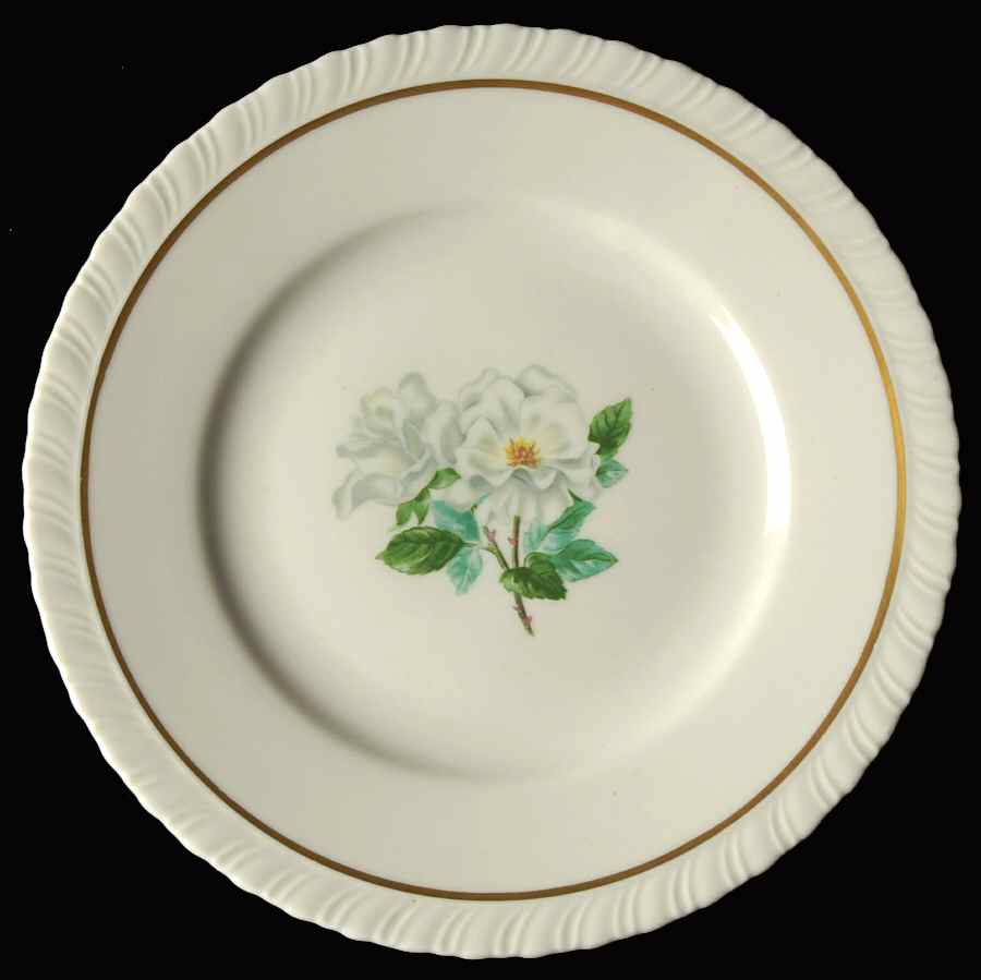 Silver Rose Bread & Butter Plate by Hanover-1