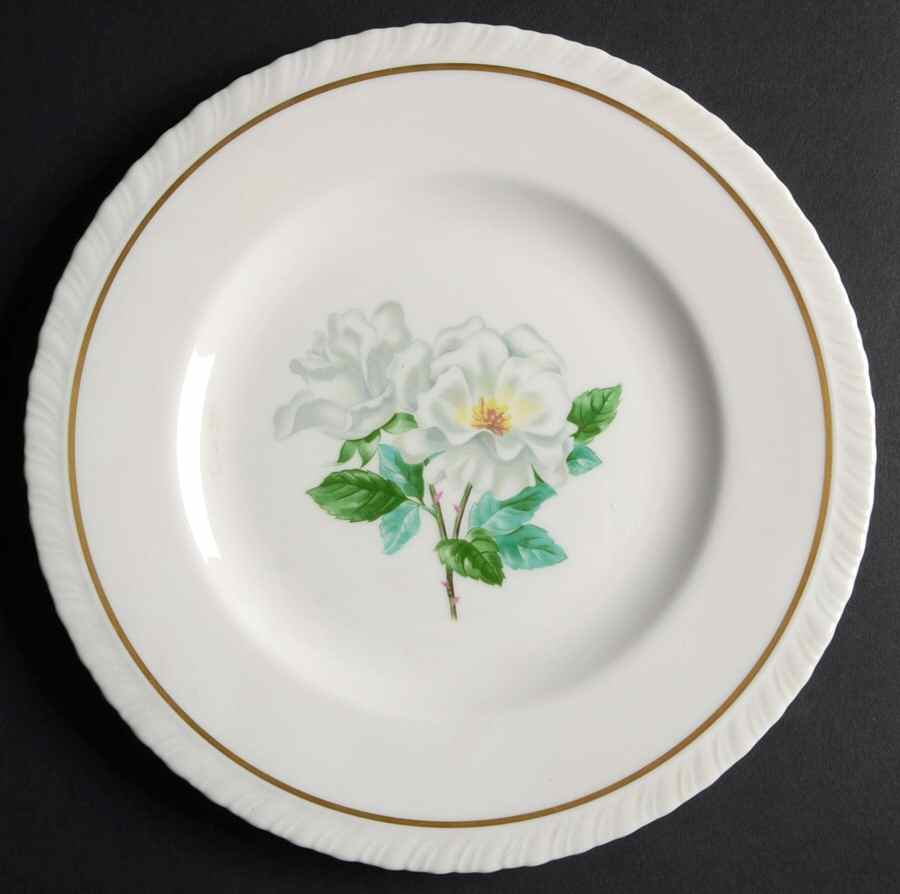 Silver Rose Salad Plate by Hanover-1