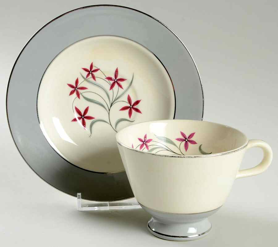 Sonata Footed Cup & Saucer Set by Hanover-1