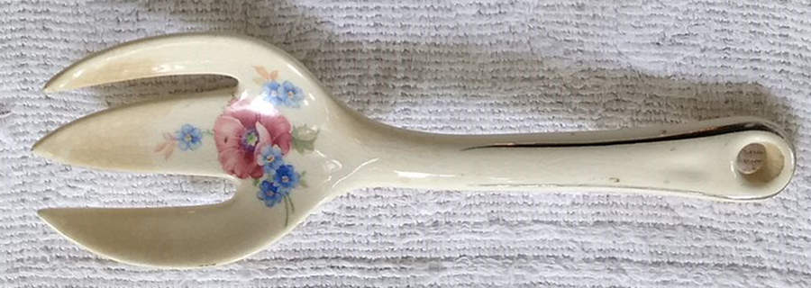 Amy Salad Serving Spoon, Solid Piece by Harker-1