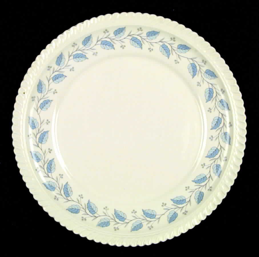 Bermuda (Blue Leaves) Dinner Plate by Harker-1