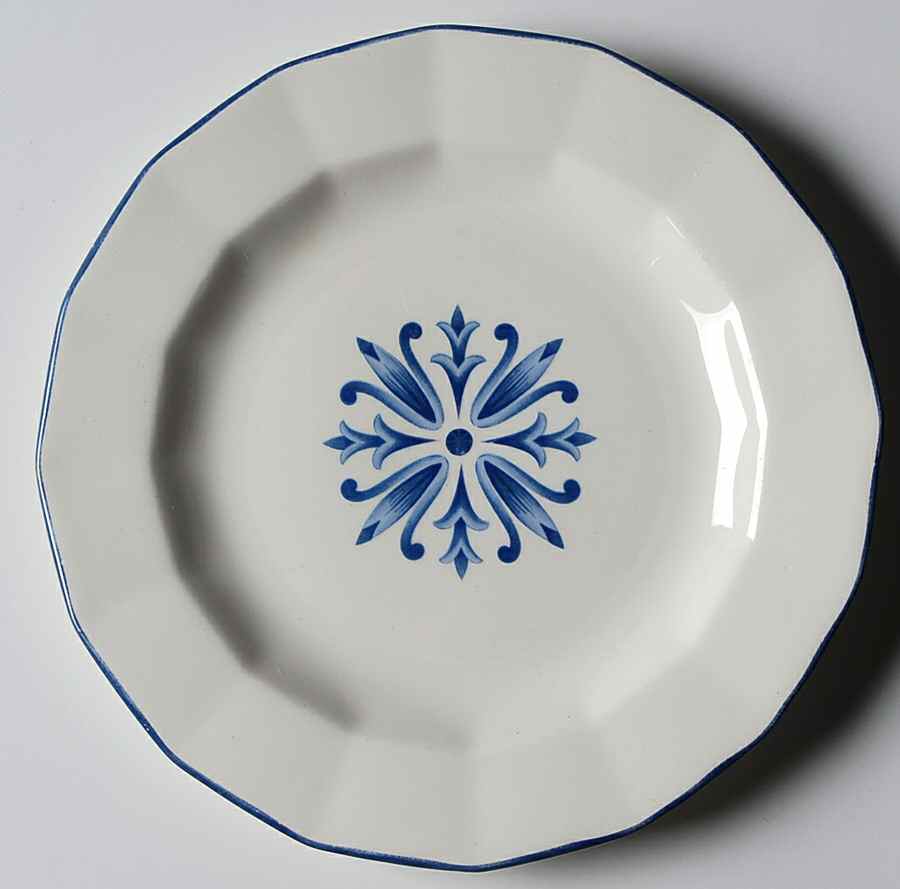 Blue Dane Bread & Butter Plate by Harker-1