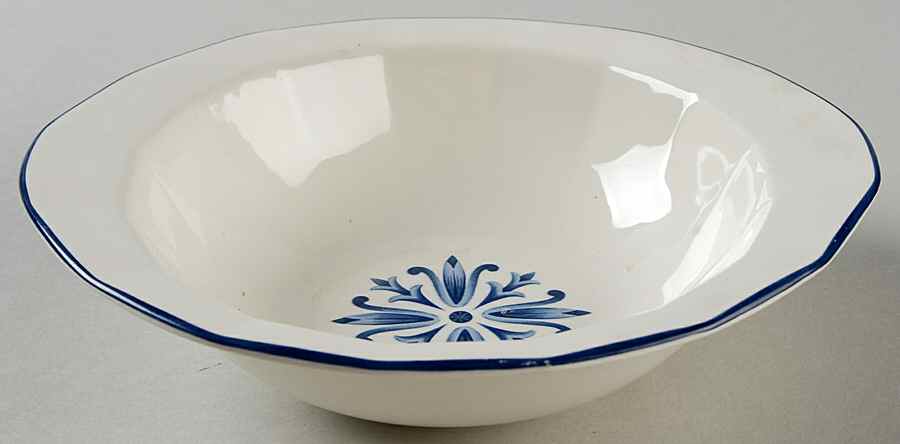 Blue Dane Lugged Cereal Bowl by Harker-1